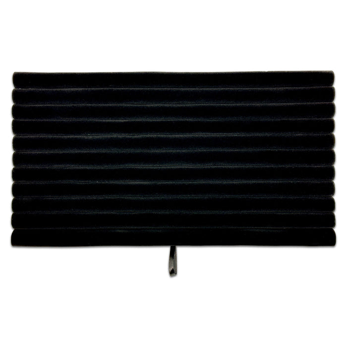 11 Roll Black Velvet Ring Foam Insert