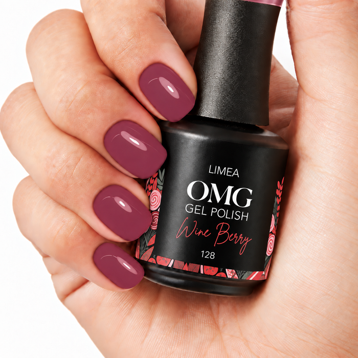 128 Wine Berry Gel polish
