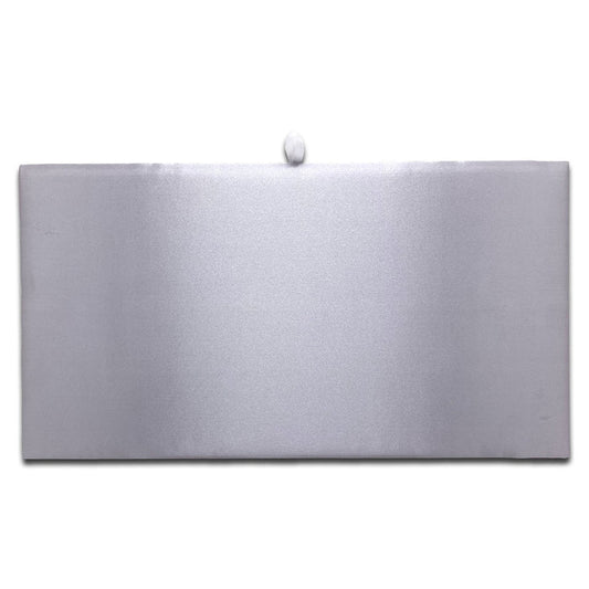 14 1/8" x 7 5/8" Silver Silk Display Pad Tray Insert