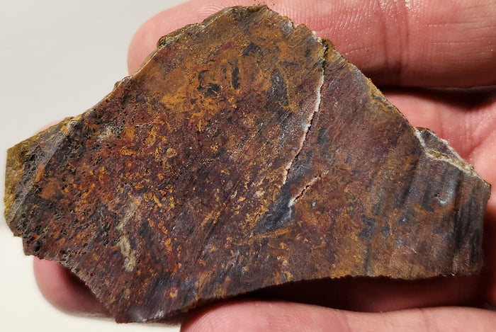 Bloody Basin Plume Agate Slab (End Piece)