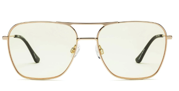 Caddis Hooper Reading Glasses-Gold/Green