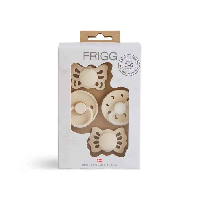 Frigg® Prvi komplet dud za novorojenčka Moon Rope Cream FRIGG