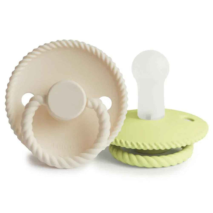 Frigg® Duda iz silikona Rope Cream/Green Tea 6-18 M FRIGG