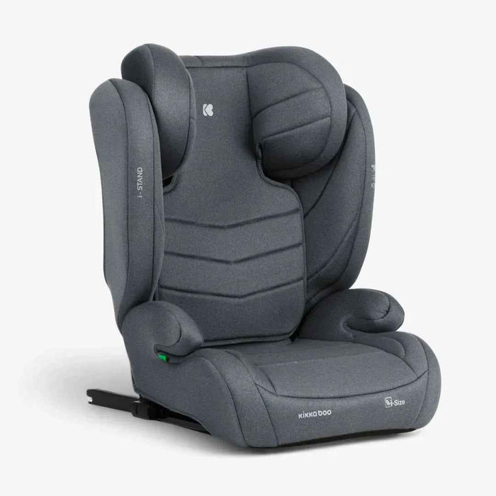 KikkaBoo® Otroški avtosedež i-Stand i-SIZE (100-150 cm) Dark Grey KikkaBoo