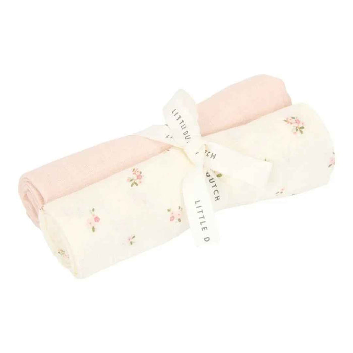Little Dutch® Komplet 2 tetra pleničk Fairy Floral/Blossom 70x70 Little Dutch