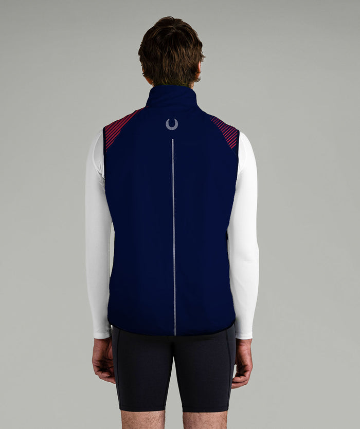 Men's 776BC Stratus Vest - Navy/Crimson