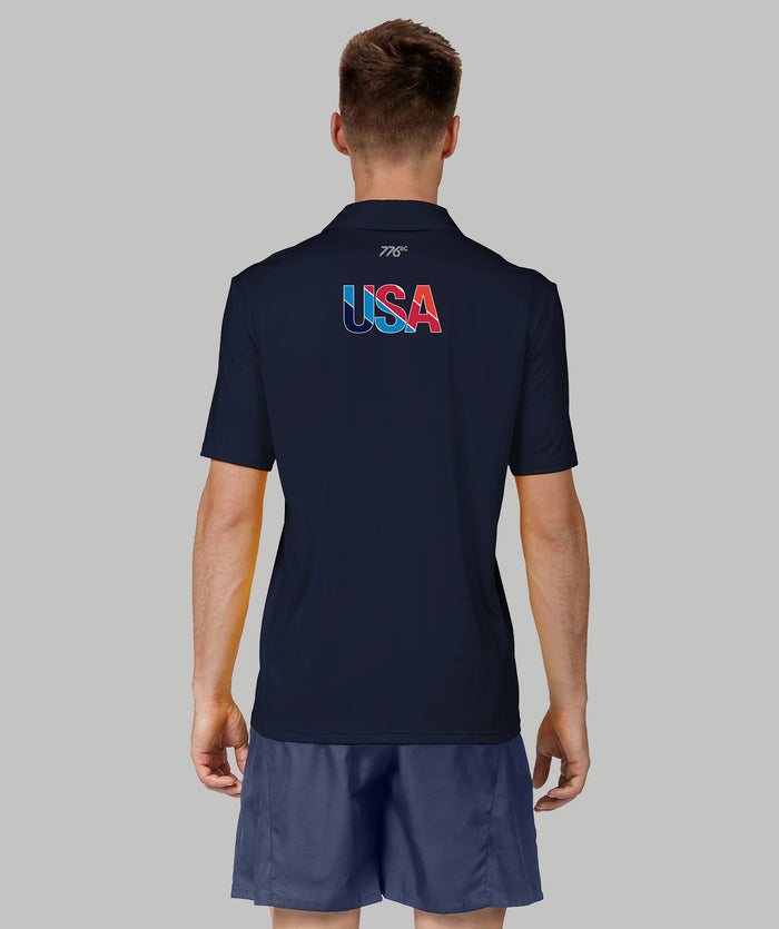Men's 776BC X USRowing Polo SS 03 - Navy