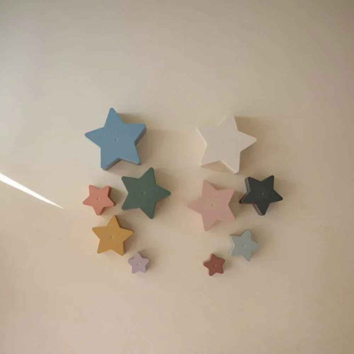 Mushie® Zvezdice za zlaganje Star Retro Mushie