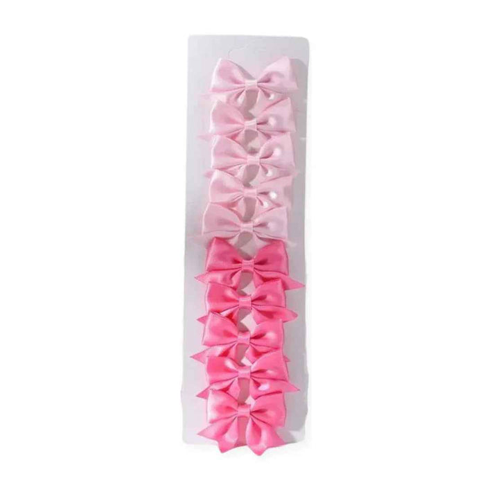 Petite Anna® Špangice za lase Silk Bow Pink 10 kosov Petite Anna
