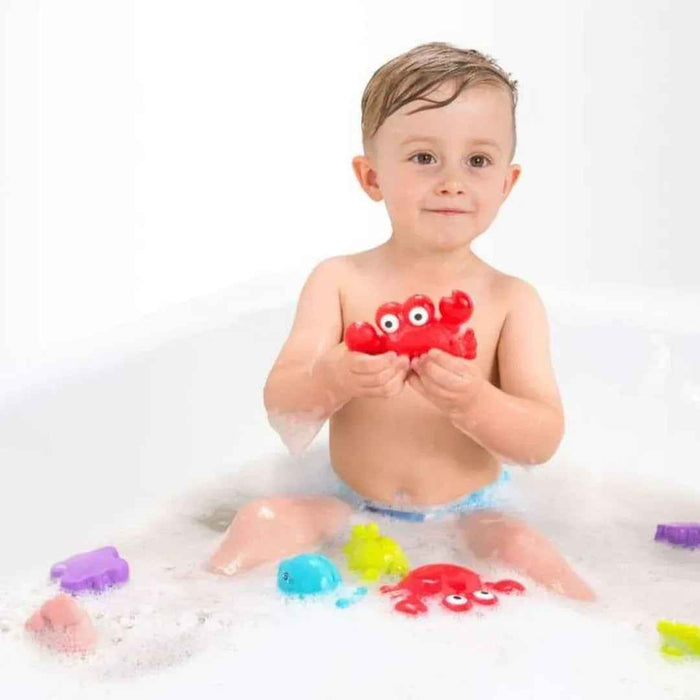 Playgro® Kopalne igračke brez lukenj Morske živali 7 kos Pink Playgro