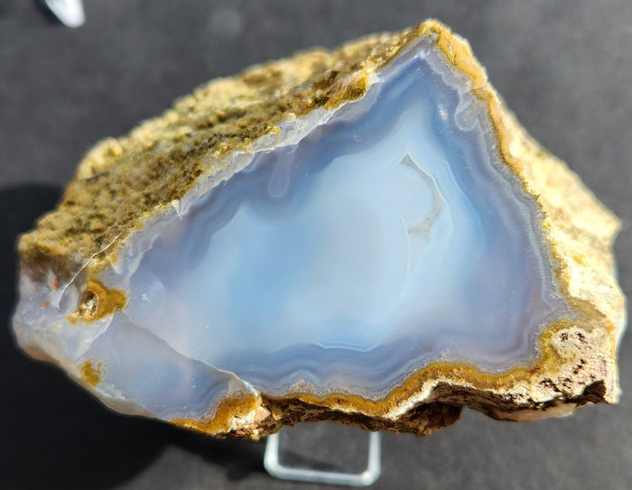 Polished Face Blue Agate