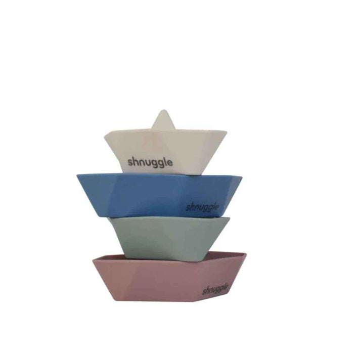 Shnuggle® Igrače za v kopel brez lukenj Stack and Sail Shnuggle