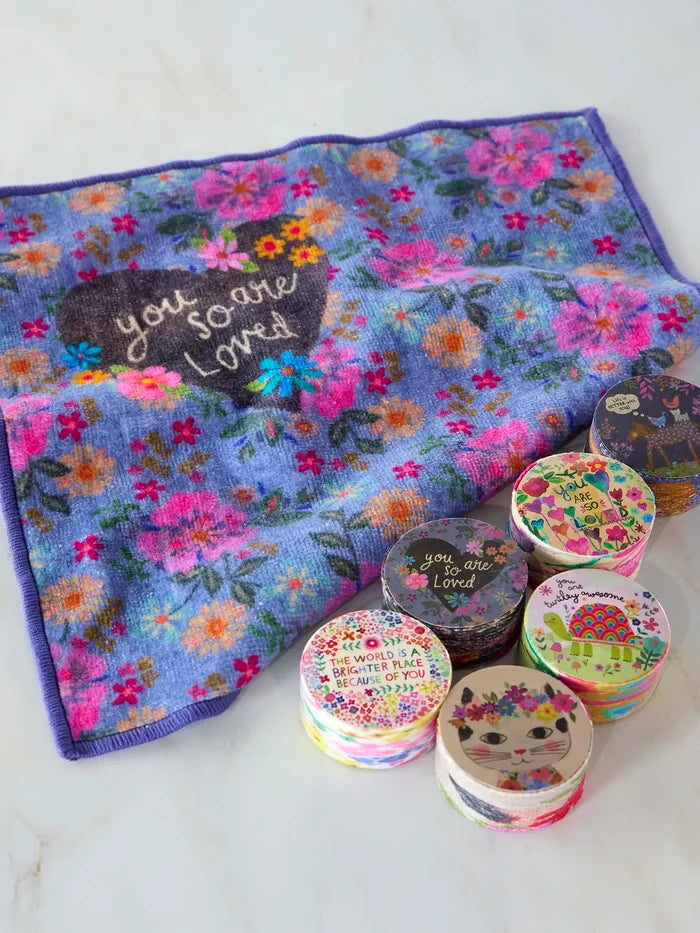 So Soft Expanding Washcloth - You Are So Loved Heart-view 3