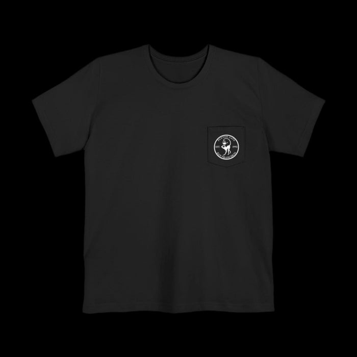 Unisex Longhorn Beetle Pocket Tee By Kris Struble-Apparel-Printify-PaxtonGate