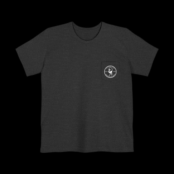 Unisex Longhorn Beetle Pocket Tee By Kris Struble-Apparel-Printify-PaxtonGate
