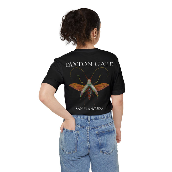 Unisex Longhorn Beetle Pocket Tee By Kris Struble-Apparel-Printify-PaxtonGate