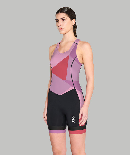 Women's Geo Pro Unisuit - Vivid Pink