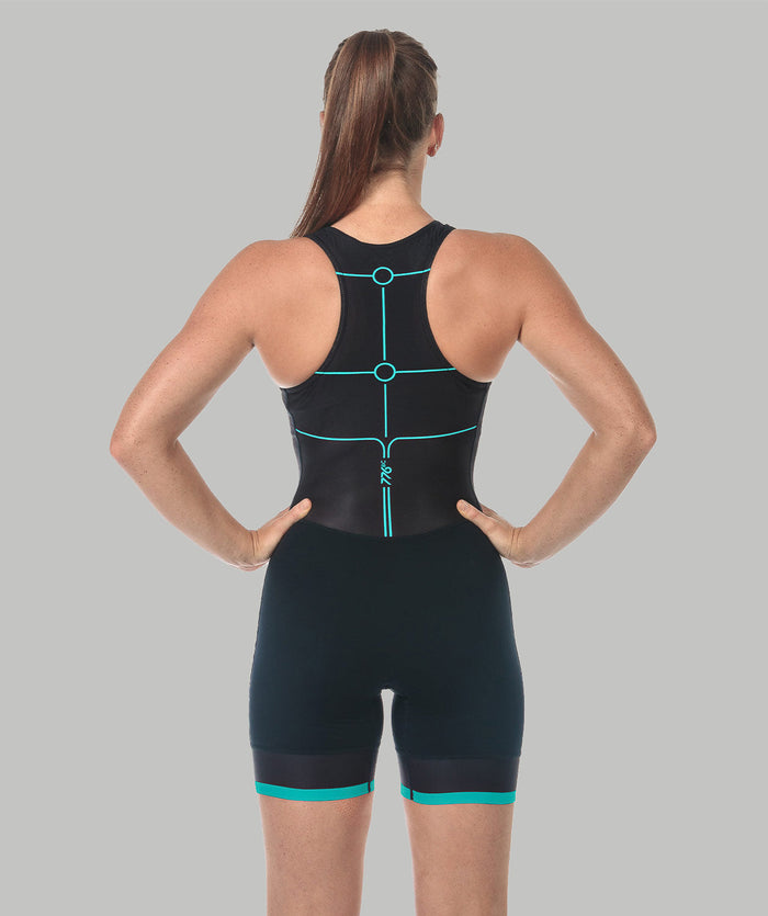 Women's Motion Unisuit - Black/Capri