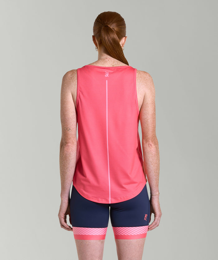 Women's Velocity Training Tank - Vivid Coral