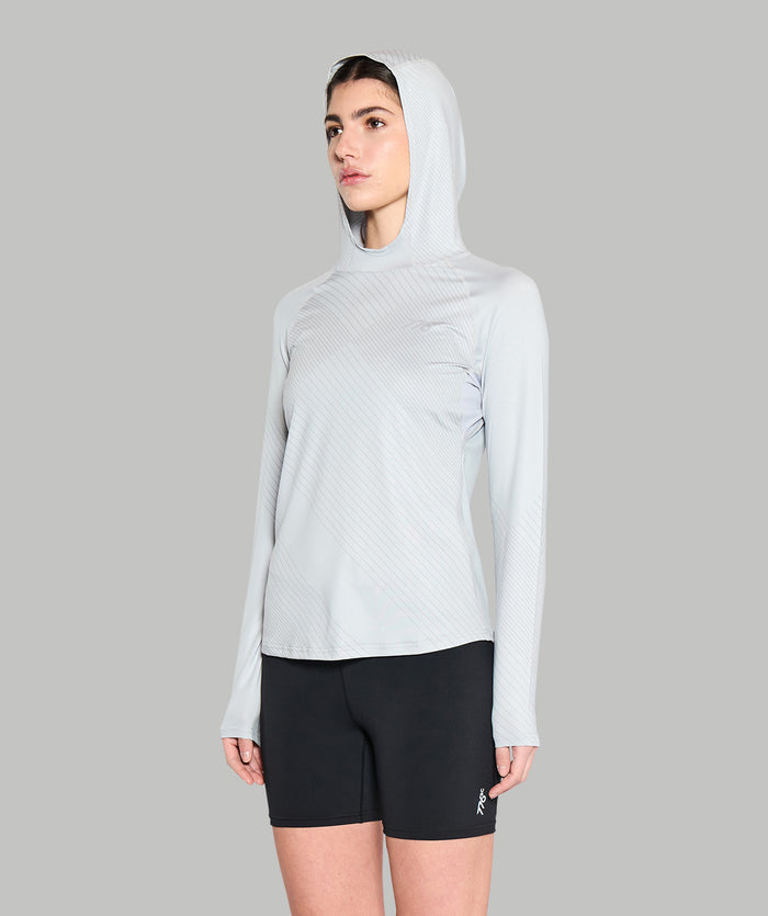 Women's Wreath Sun Hoodie - Graphic Gray
