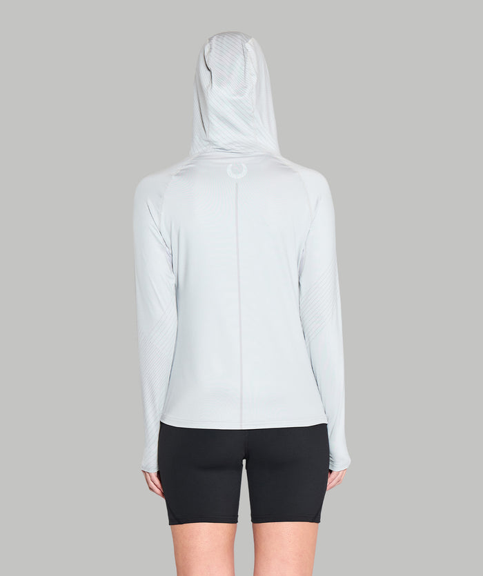 Women's Wreath Sun Hoodie - Graphic Gray