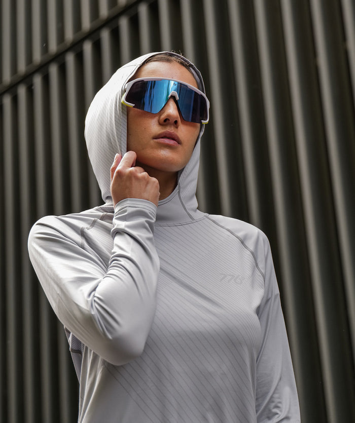 Women's Wreath Sun Hoodie - Graphic Gray
