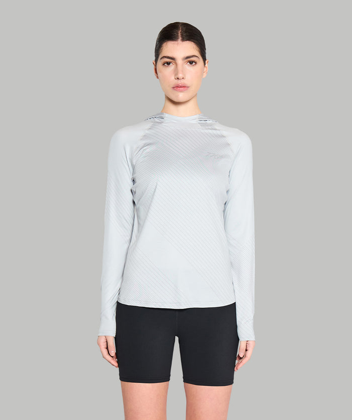 Women's Wreath Sun Hoodie - Graphic Gray